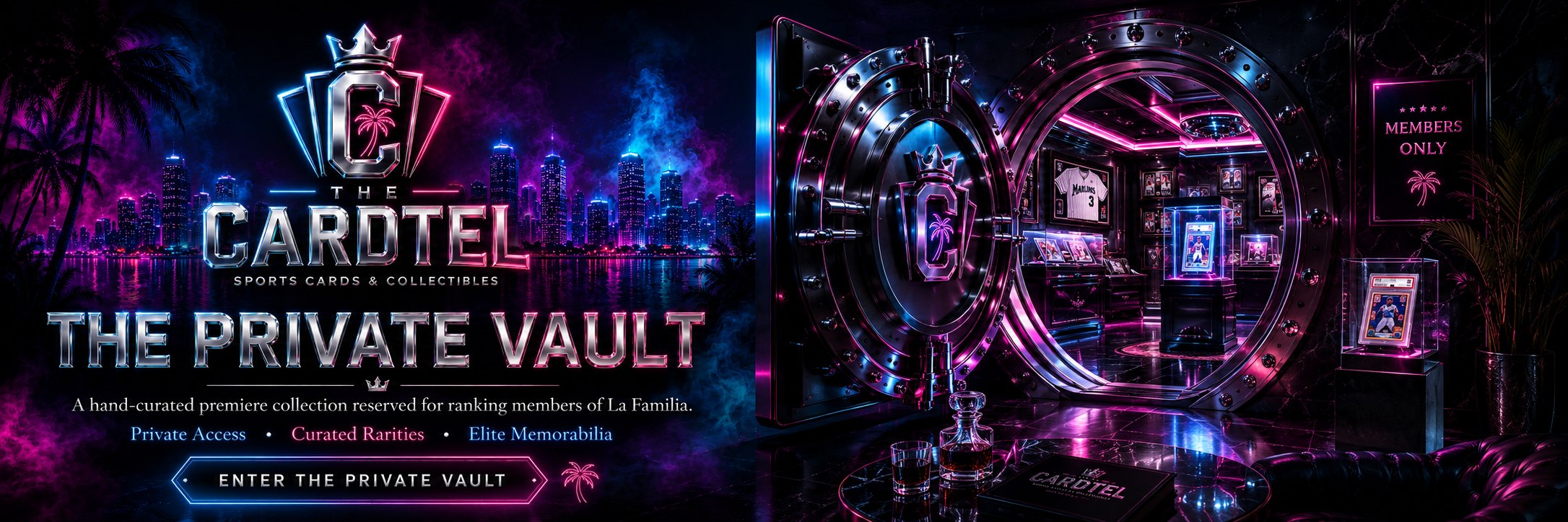 The Private Vault — a hand-curated premiere collection reserved for ranking members of La Familia